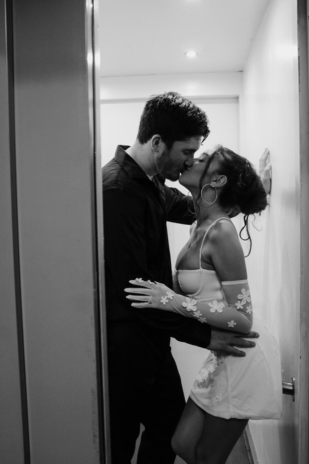 Daisy & Kyle Black and White Photo