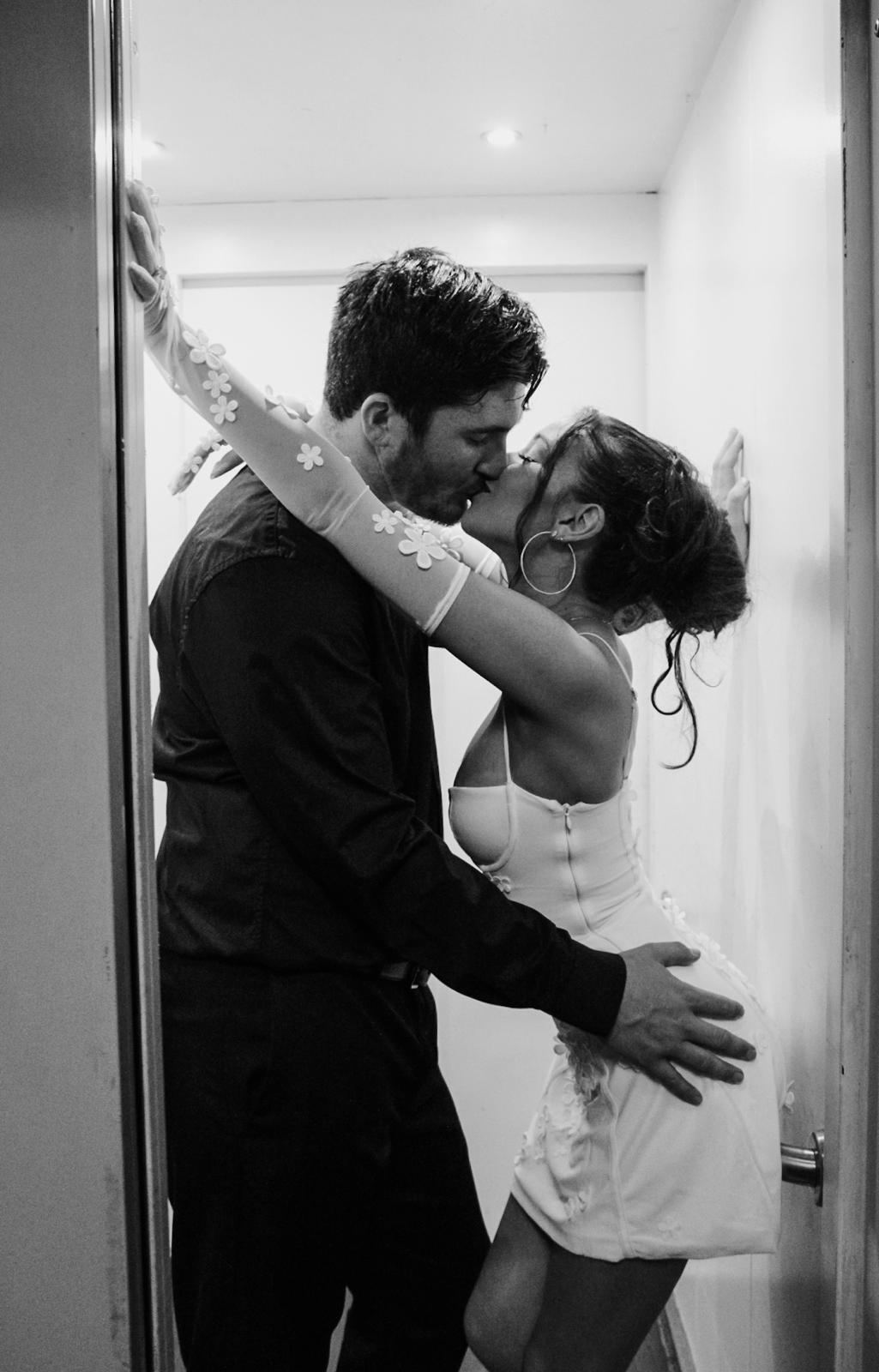 Daisy & Kyle Black and White Photo